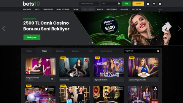 Bets10 Rulet Oynama Adımları