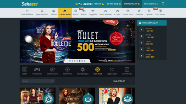 Casino Sekabet Rulet Oynama Adımları